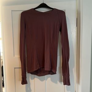 Lululemon long sleeve running top size 6
